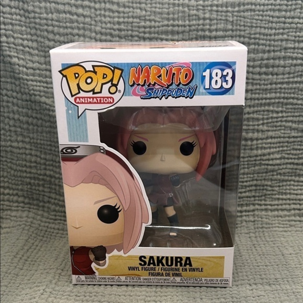 Funko Pop Naruto Shippuden SAKURA 183 NEW bobblehead